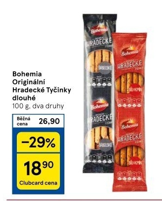Hradecké tyčinky Bohemia