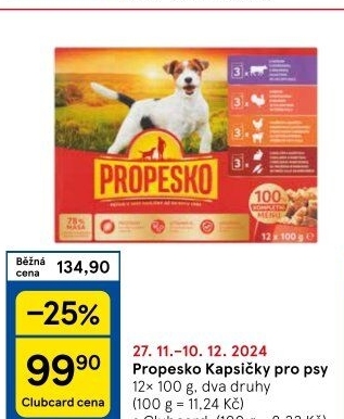 Kapsičky pro psy Propesko
