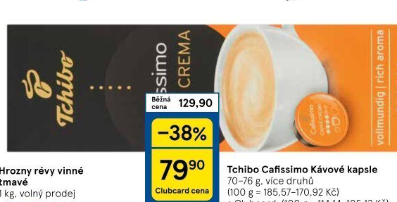 Kapsle Cafissimo Tchibo