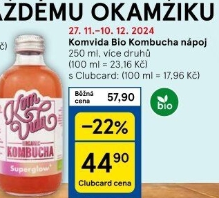 Kombucha Superglow Bio Komvida
