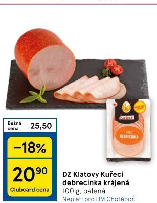 Kuřecí debrecínka DZ Klatovy