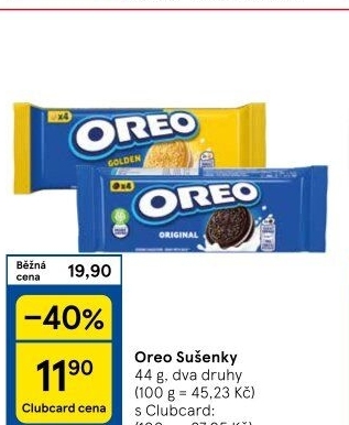 Sušenky Oreo