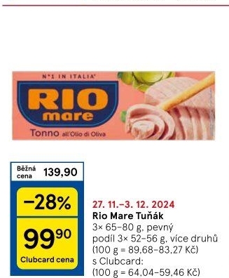 Tuňák Rio Mare