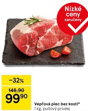 Vepřová plec bez kosti