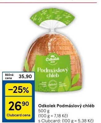 Chléb podmáslový Odkolek