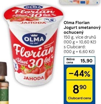 Jogurt smetanový Florian Olma