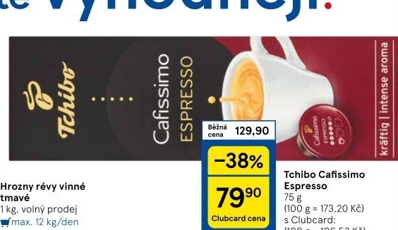 Kapsle Cafissimo Tchibo