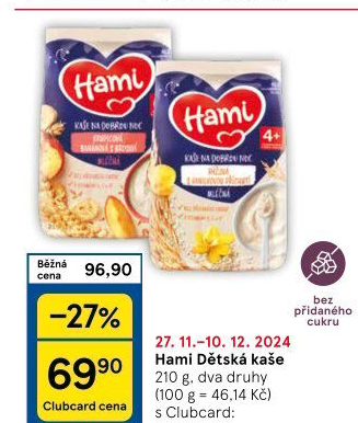 Kaše dětská Hami
