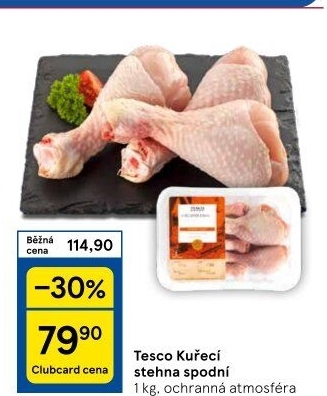 Kuřecí stehna Tesco