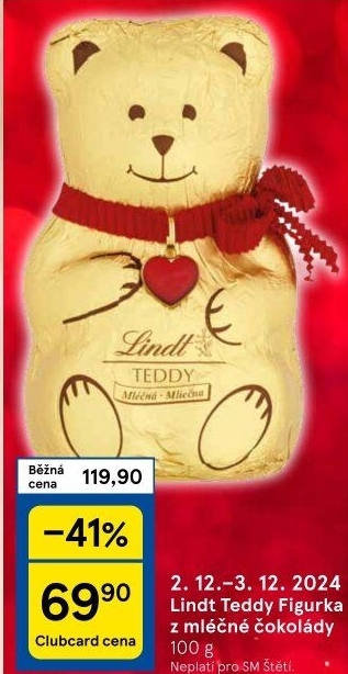 Medvídek čokoládový Lindt