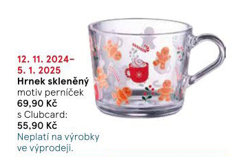 Skleněný hrnek
