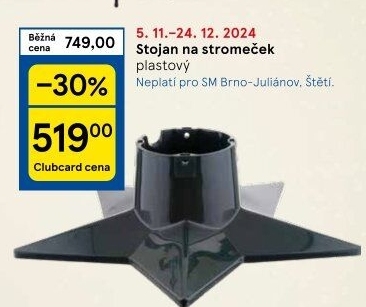 Stojan na vánoční stromeček