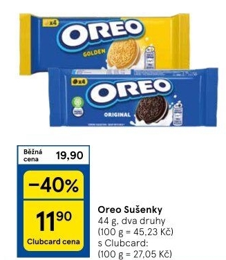 Sušenky Oreo