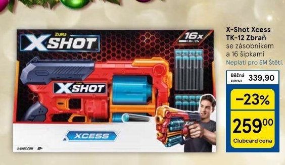 Zbraň Xcess TK-12 X-Shot