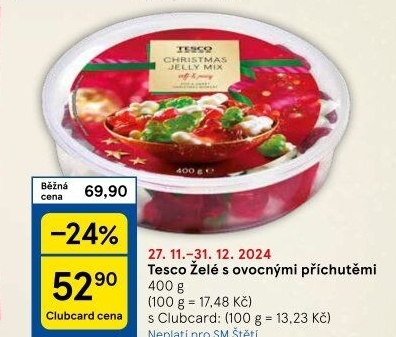 Želé bonbony Tesco