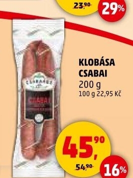 Klobása Csabai