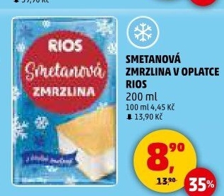 Smetanová zmrzlina Rios
