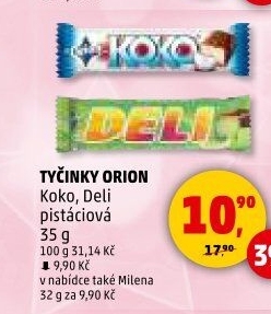 Tyčinka Milena Orion