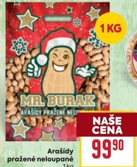 Arašídy neloupané Mr. Burák