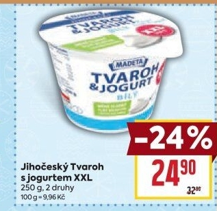 Dezert tvaroh s jogurtem jihočeský Madeta