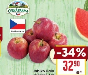 Jablka Gala Česká Farma