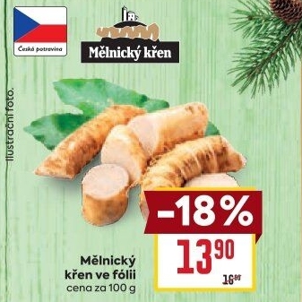 Křen čerstvý Mělnický