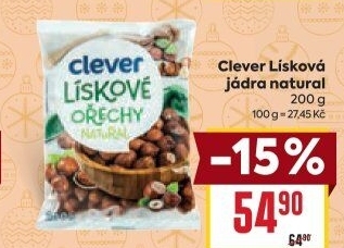 Lískové ořechy Clever