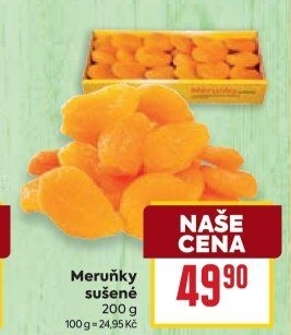 Meruňky sušené
