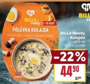 Polévka kulajda Billa Ready