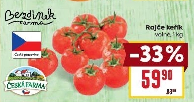 Rajčata keříková Farma Bezdínek