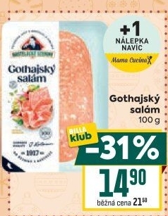 Salám Gothaj Kostelecké uzeniny