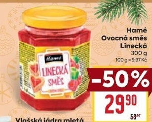 Směs ovocná linecká Hamé