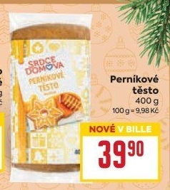 Těsto perníkové Srdce domova