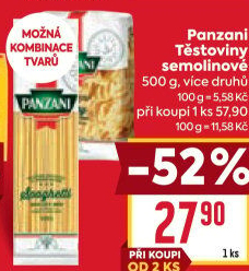 Těstoviny Panzani