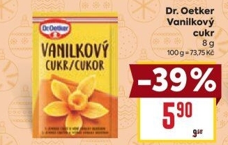Vanilkový cukr Dr. Oetker