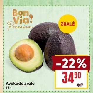 Avokádo Billa Bonvia Premium