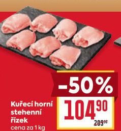 Kuřecí stehenní řízky