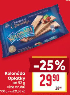 Oplatky Kolonáda Opavia