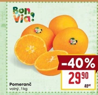 Pomeranče Billa Bonvia