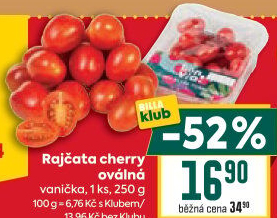 Rajčata cherry Billa Bonvia