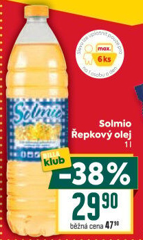 Řepkový olej Solmio