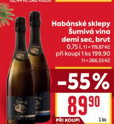 Sekt Demi Sec Habánské sklepy