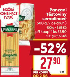 Těstoviny Panzani