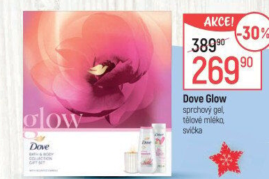 Dárková kazeta Dove Glow Collection