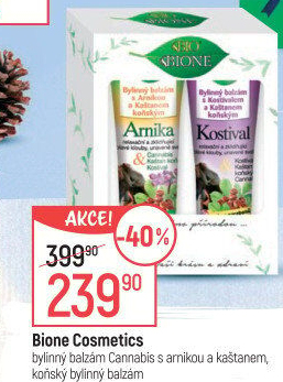 Dárková kazeta Kostival a Kaštan Bione Cosmetics
