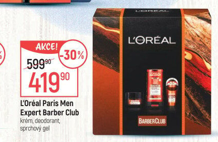 Dárková kazeta pánská Barber Club Men Expert L'