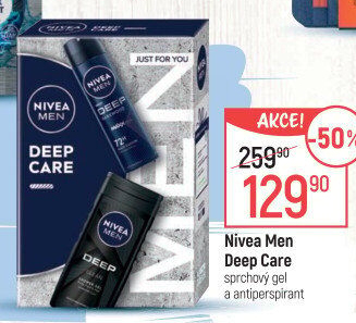 Dárková kazeta pánská Deep Care Men Nivea