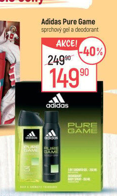 Dárková kazeta Pure Game Adidas