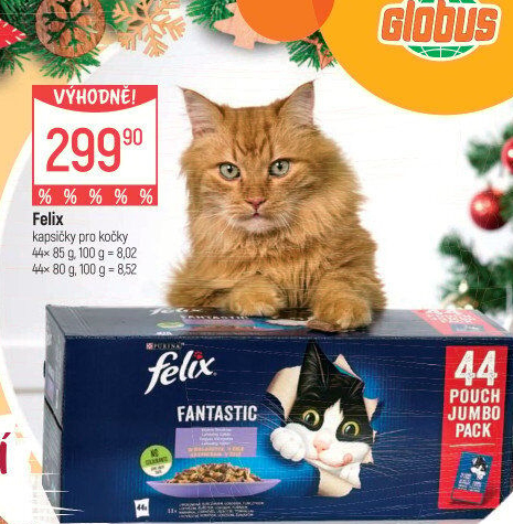 Kapsičky pro kočky Fantastic Felix Purina