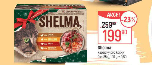 Kapsičky pro kočky Shelma